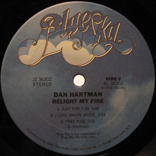 Dan Hartman : Relight My Fire (LP, Album)