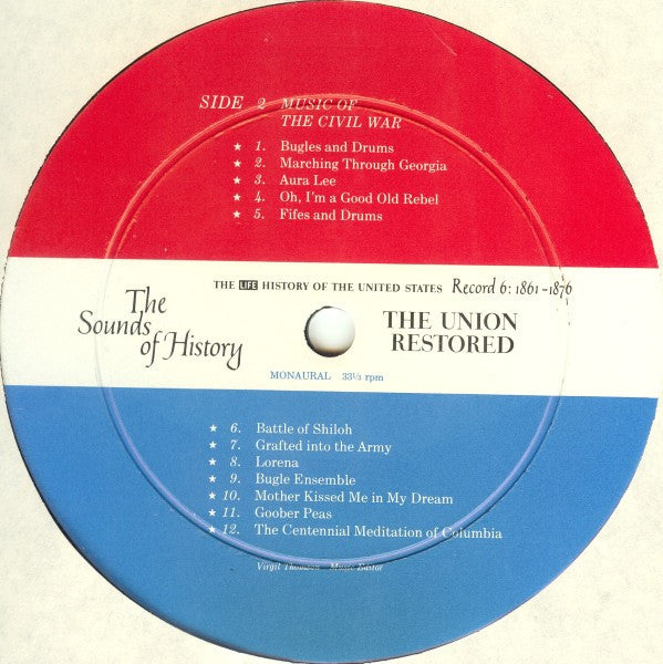 Various : The Sounds Of History Record 6: 1861-1876 / The Union Restored (LP)