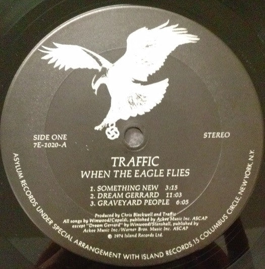Traffic : When The Eagle Flies (LP, Album, Club, Col)