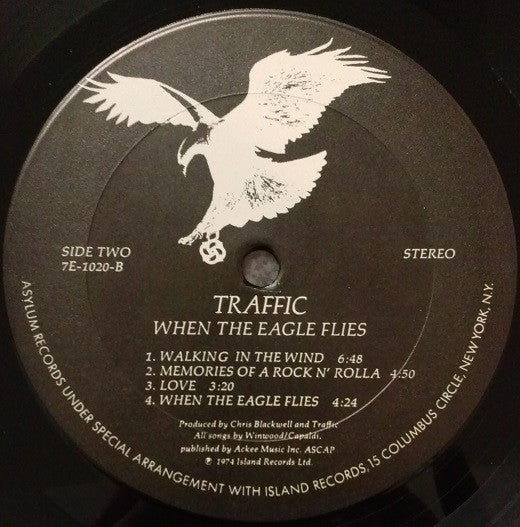 Traffic : When The Eagle Flies (LP, Album, Club, Col)