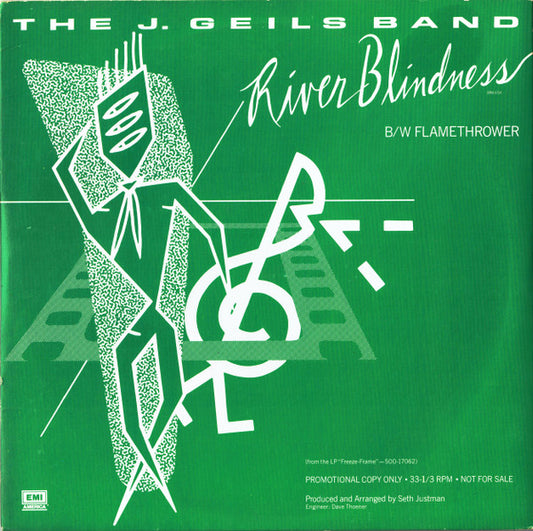 The J. Geils Band : River Blindness / Flamethrower (12", Promo)