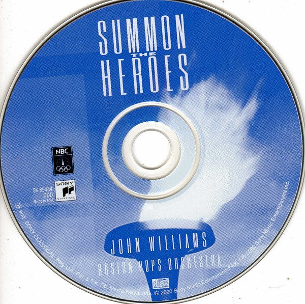 John Williams (4), The Boston Pops Orchestra : Summon The Heroes (CD, Album, RE)