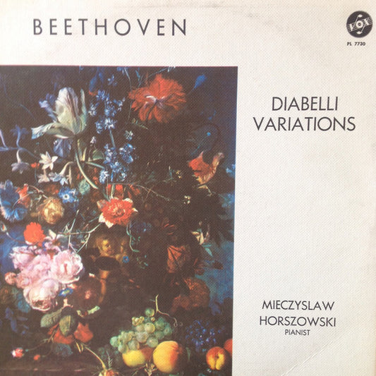 Ludwig van Beethoven - Mieczyslaw Horszowski : Diabelli Variations (LP, Album, Mono, RE)