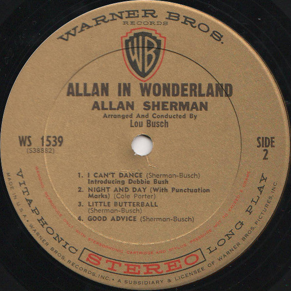 Allan Sherman : Allan In Wonderland (LP)