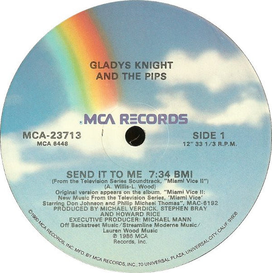 Gladys Knight And The Pips : Send It To Me / When You Love Someone (It's Christmas Everyday) (12")