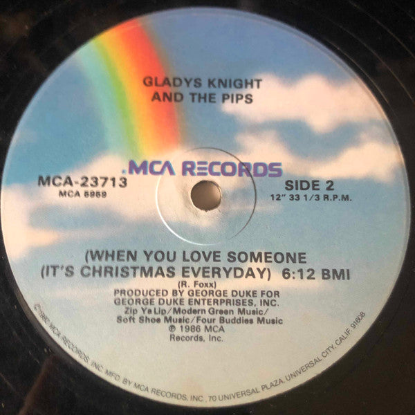 Gladys Knight And The Pips : Send It To Me / When You Love Someone (It's Christmas Everyday) (12")