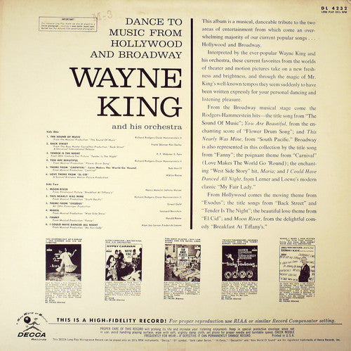 Wayne King And His Orchestra : Dance To Music From Hollywood And Broadway (LP, Album, Mono)