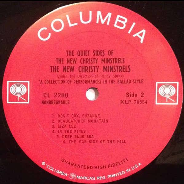 The New Christy Minstrels : The Quiet Sides Of The New Christy Minstrels (LP, Album, Mono)
