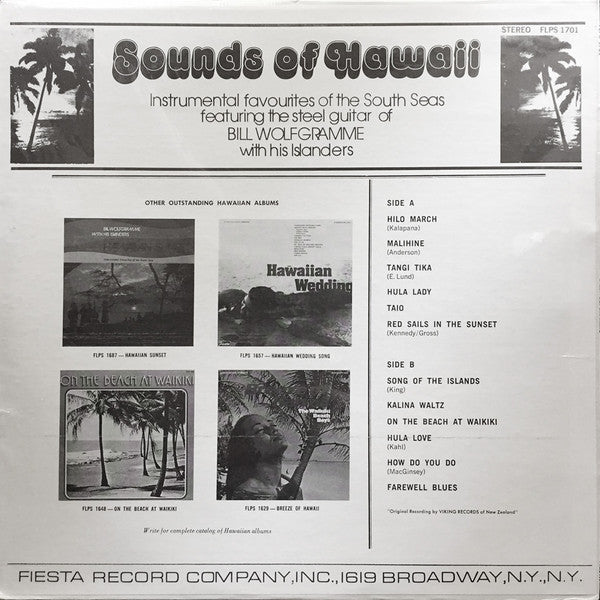 Bill Wolfgramm With His Islanders : Sounds Of Hawaii (LP, Album)