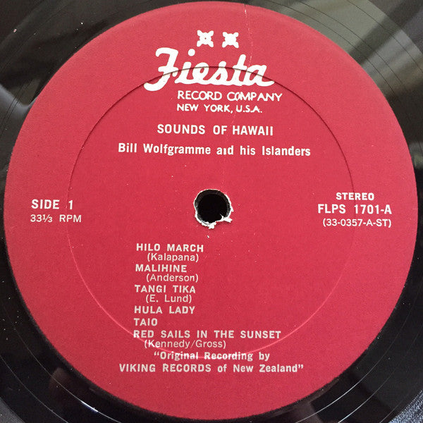 Bill Wolfgramm With His Islanders : Sounds Of Hawaii (LP, Album)