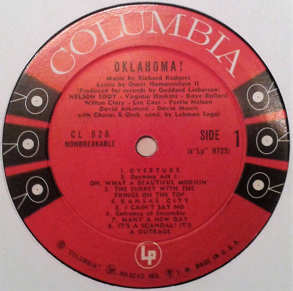 Nelson Eddy : Oklahoma! (LP, Mono)