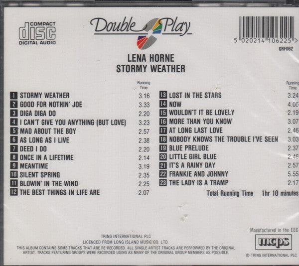 Lena Horne : Stormy Weather (CD, Comp)