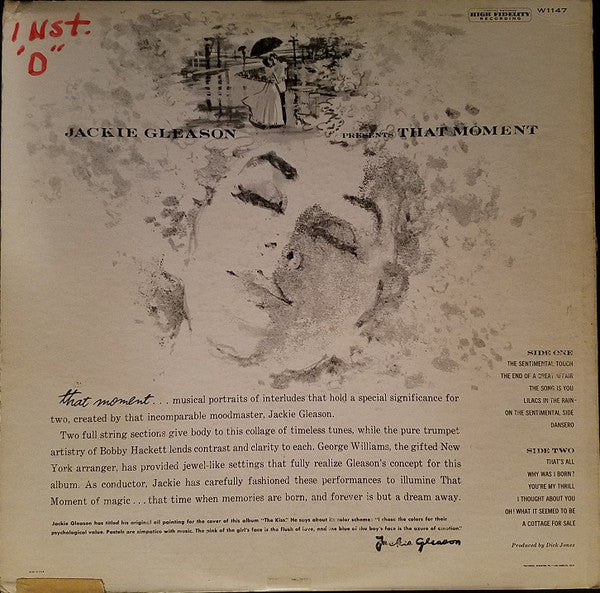 Jackie Gleason : Lush Musical Interludes For That Moment (LP, Album, Mono)