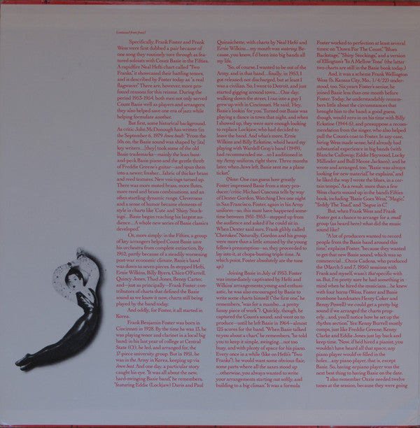 Frank Foster And Frank Wess : 2 Franks Please (2xLP, Comp)