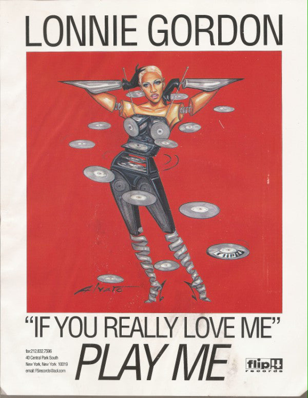 Lonnie Gordon : If You Really Love Me (2x12", Promo)