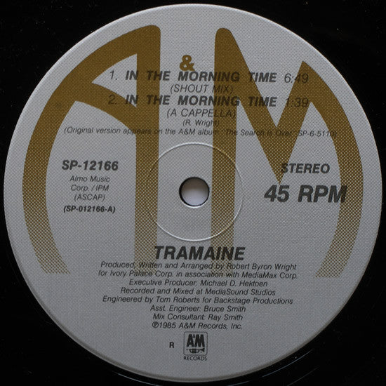 Tramaine : In The Morning Time (12", Single, Ind)