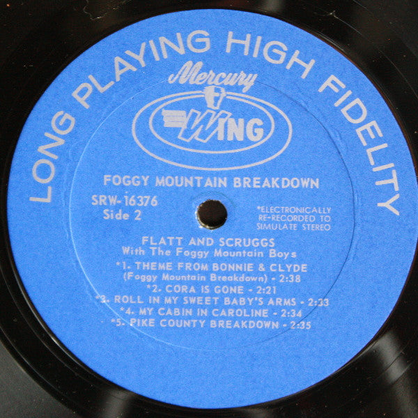 Flatt & Scruggs : Foggy Mountain Breakdown (LP, Album)