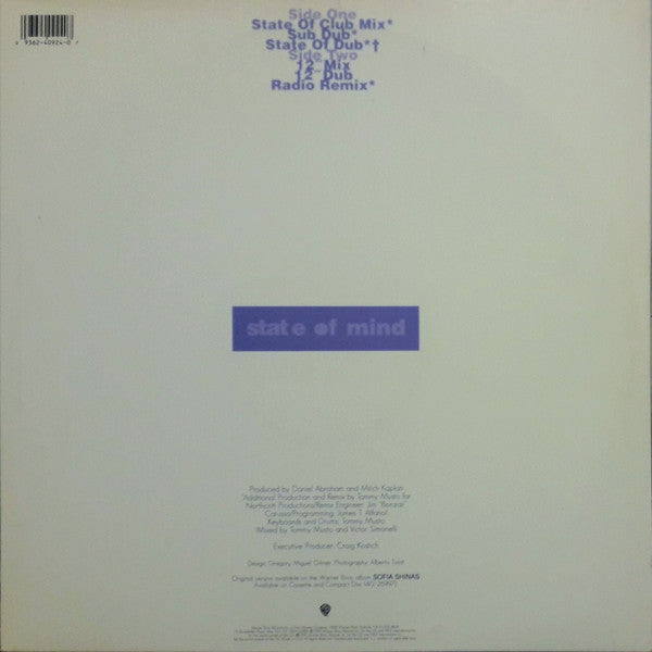 Sofia Shinas : State Of Mind (12")