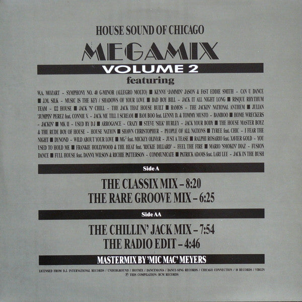 Various : The House Sound Of Chicago Megamix Volume 2 ('House' Strikes Again) (LP, Mixed)