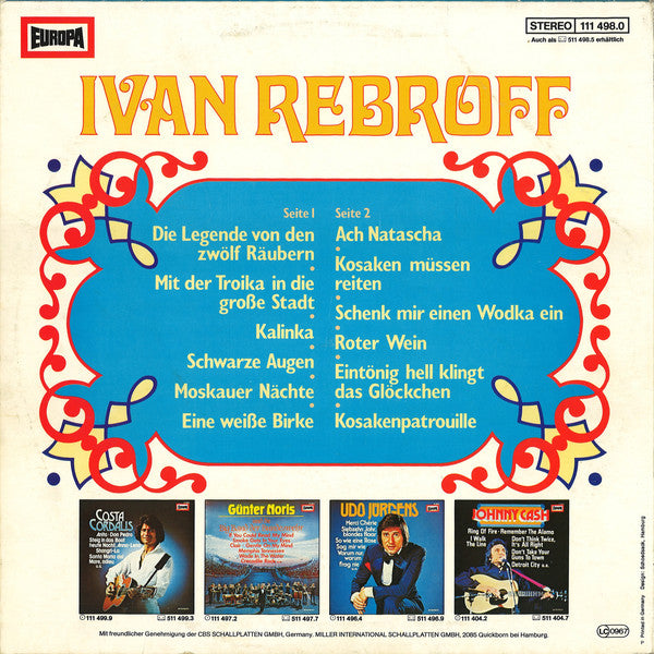 Ivan Rebroff : Ivan Rebroff (LP, Comp)