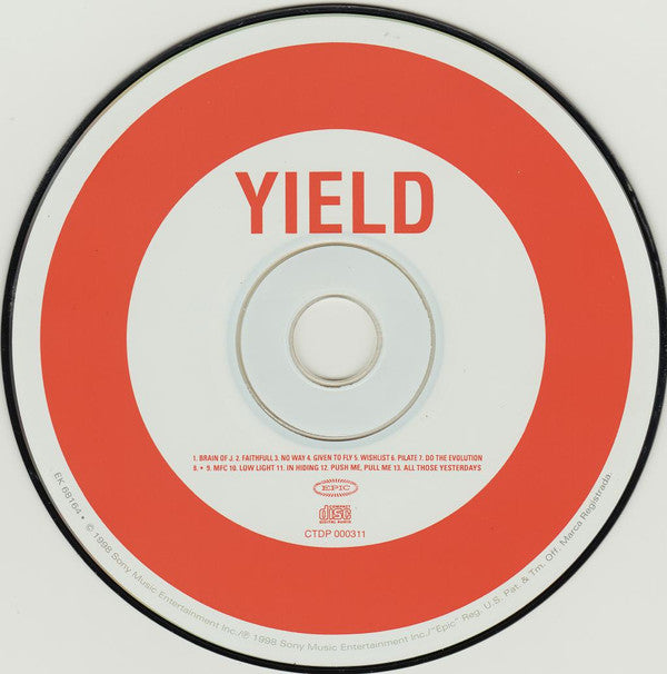 Pearl Jam : Yield (CD, Album, Dig)