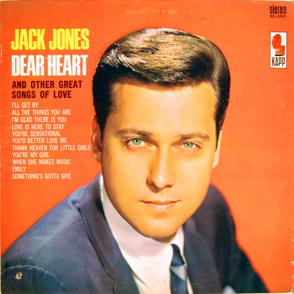 Jack Jones : Dear Heart (LP, Album)