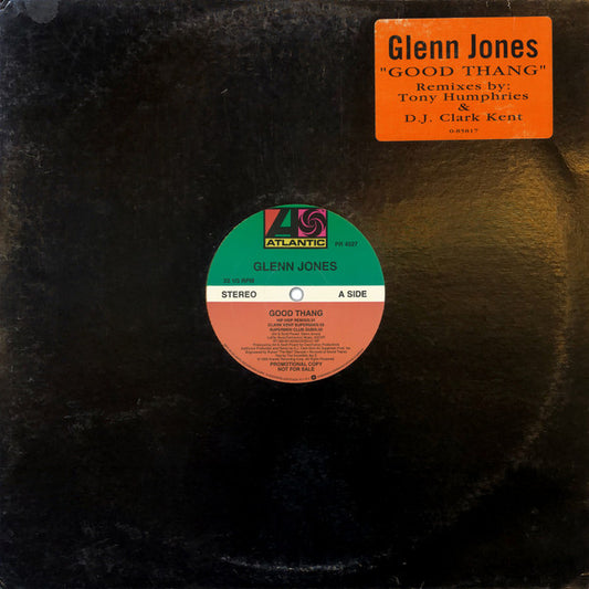 Glenn Jones : Good Thang (12", Promo)