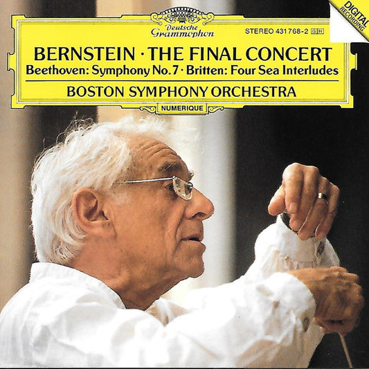 Leonard Bernstein ∙ Ludwig van Beethoven ∙ Benjamin Britten, Boston Symphony Orchestra : The Final Concert (CD, Album, Club)
