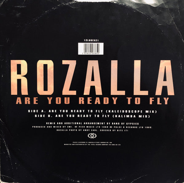 Rozalla : Are You Ready To Fly (Remix) (12")