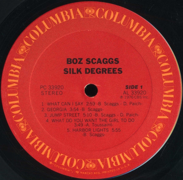 Boz Scaggs : Silk Degrees (LP, Album, Ter)