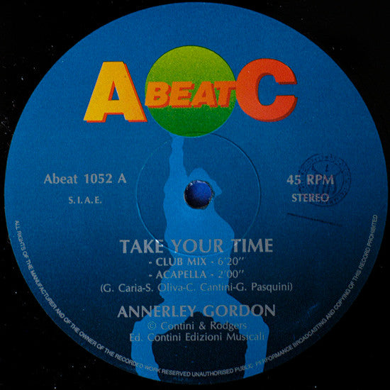 Annerley Gordon : Take Your Time (12")