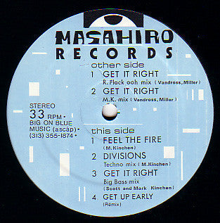 Area 10 Featuring Marc Kinchen : Get It Right (12")