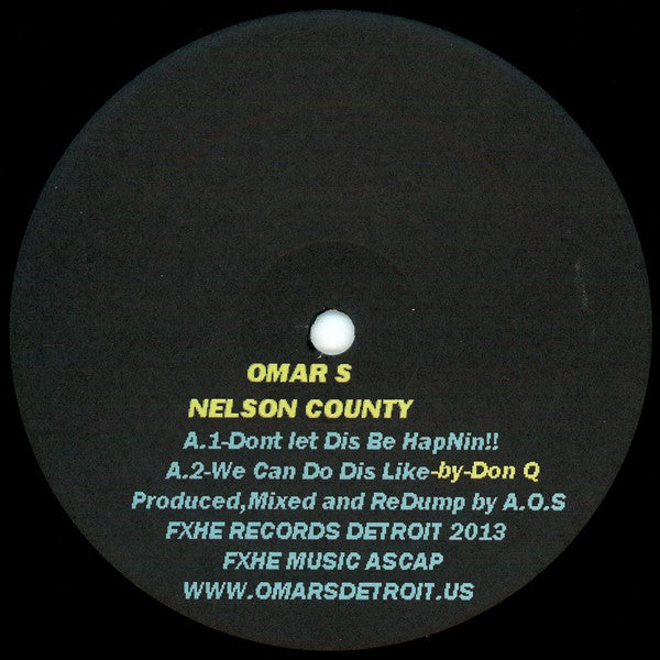 Omar-S : Nelson County (12")
