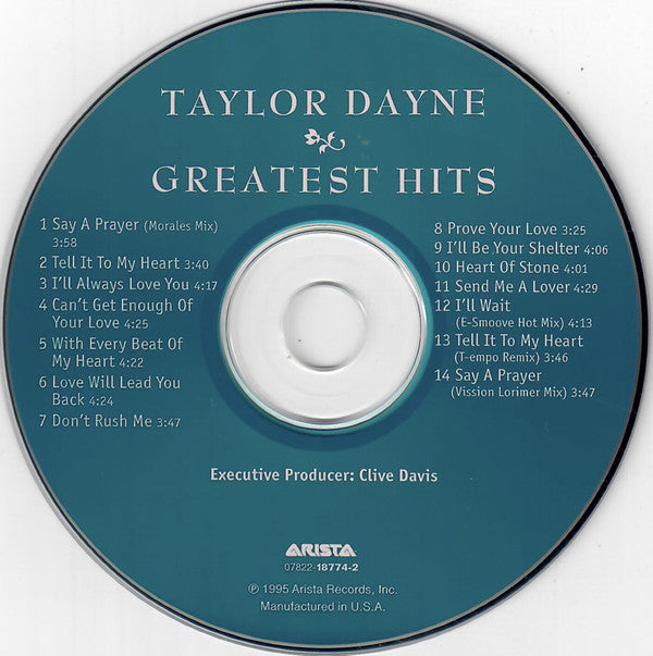 Taylor Dayne : Greatest Hits (CD, Comp)