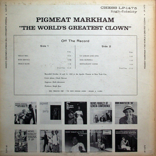 Pigmeat Markham : The World's Greatest Clown (LP)