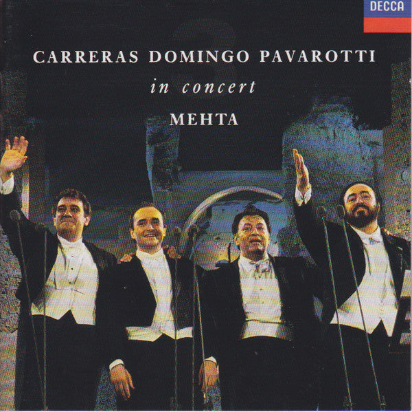 José Carreras, Placido Domingo, Luciano Pavarotti, Zubin Mehta : In Concert (CD, Album, Club)