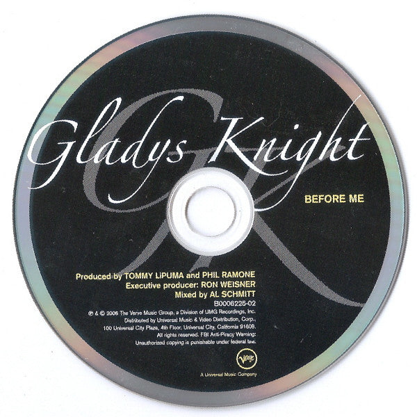 Gladys Knight : Before Me (CD, Album)