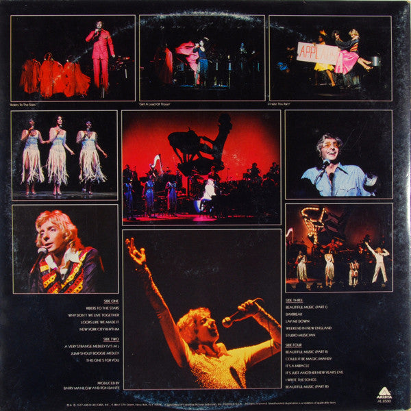 Barry Manilow : Live (2xLP, Album, Gat)