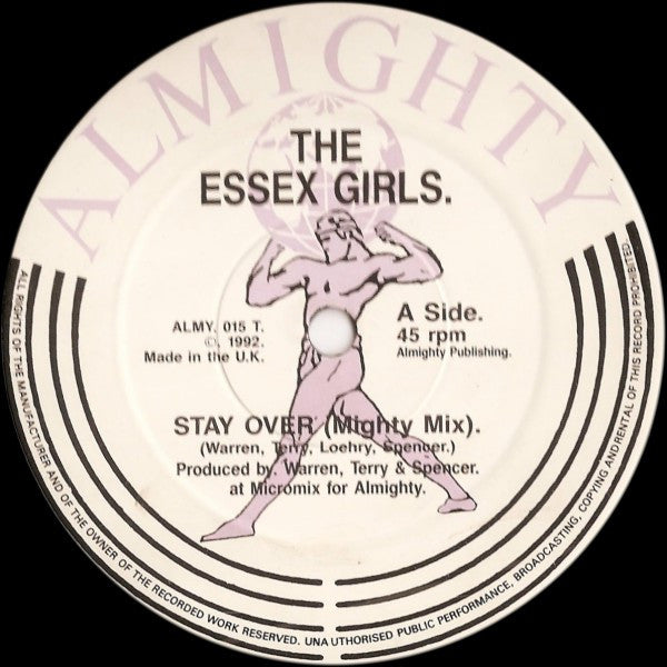 The Essex Girls : Stay Over (12", Single)