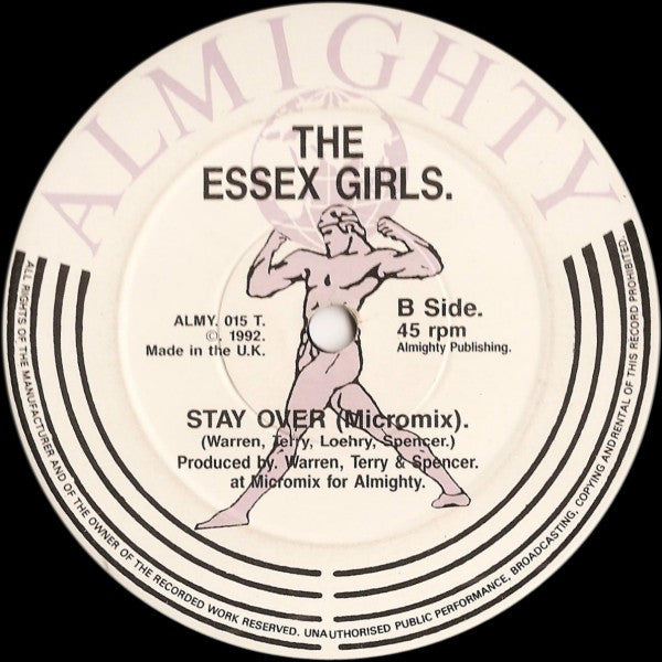 The Essex Girls : Stay Over (12", Single)