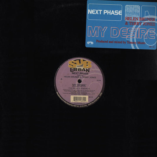 Next Phase Featuring Helen Bruner And Terry Jones : My Desire (12")
