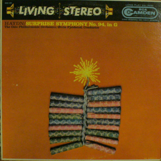 Joseph Haydn, Oslo Filharmoniske Orkester, Øivin Fjeldstad : Surprise Symphony No. 94 In G (LP, Album)