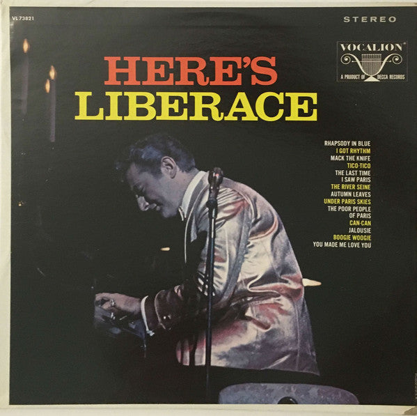 Liberace : Here's Liberace (LP, Album)
