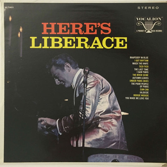 Liberace : Here's Liberace (LP, Album)