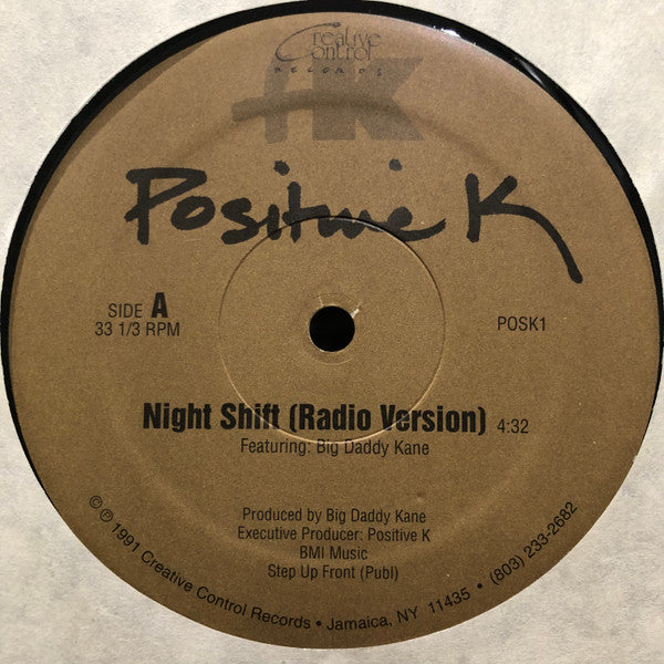 Positive K : Night Shift (12")