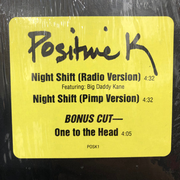 Positive K : Night Shift (12")