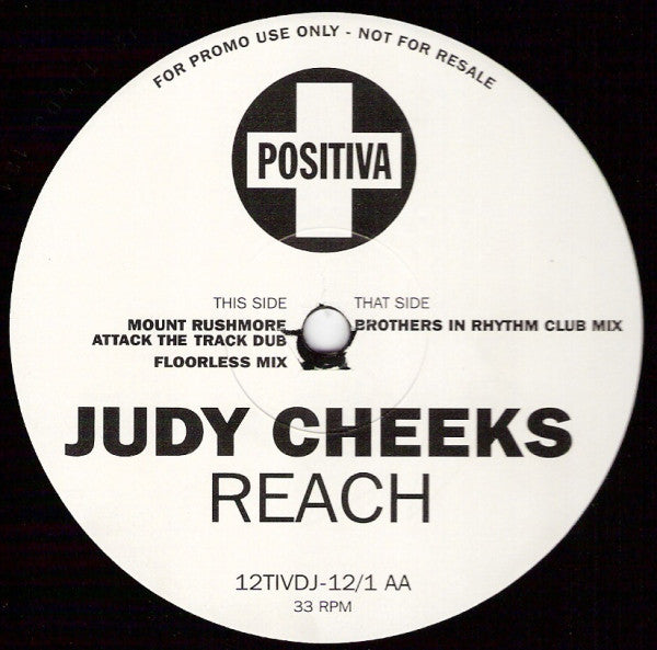Judy Cheeks : Reach (2x12", Promo)