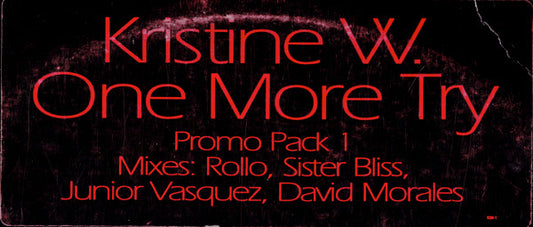 Kristine W : One More Try (Promo Pack 1) (2x12", Promo)
