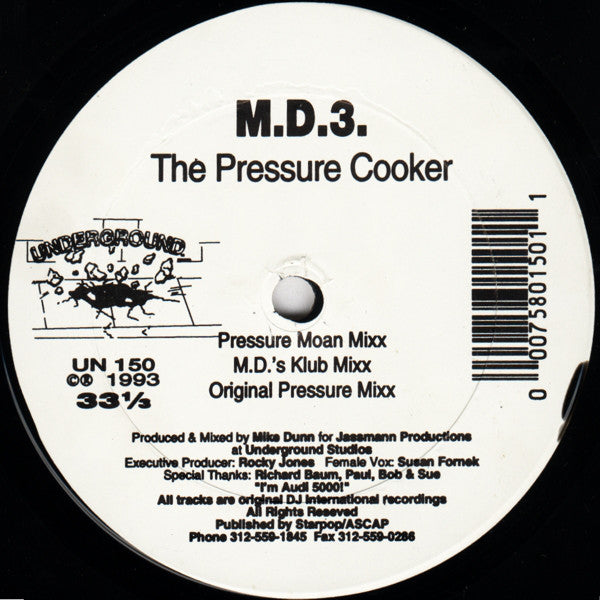 MD III : The Pressure Cooker / Use Me Up (12")