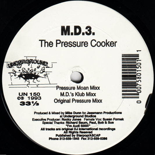MD III : The Pressure Cooker / Use Me Up (12")